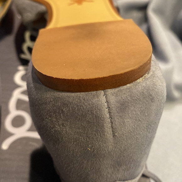 Splendid Soft blue almost grey kid suede flats - Picture 3 of 7